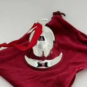 Reed & Barton 2024 Christmas Bell Ornament 54th Edition Silverplate New‎ in Box